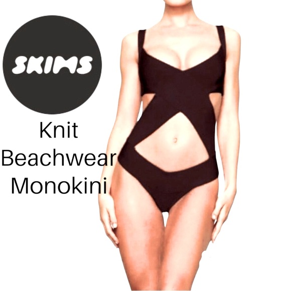 SKIMS Other - 👙 NWT SKIMS Knit Beachwear Bandage Monokini/Bodysuit 👙